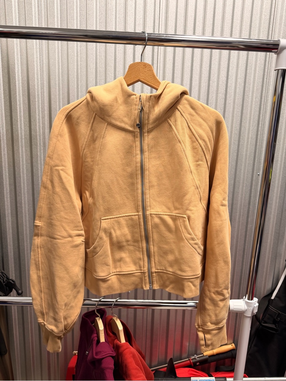 Lululemon Scuba Oversized Full Zip - M/L - Pecan Tan